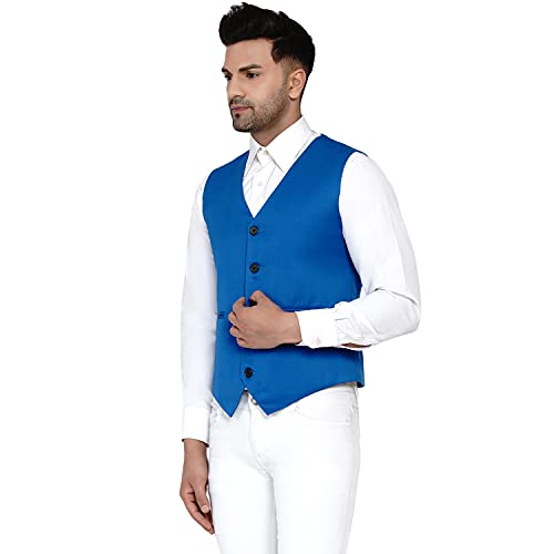 Image of Veera Paridhaan Men's Solid Waistcoat