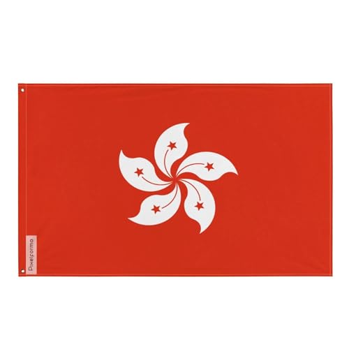 Drapeau de Hong Kong Pixelforma en polyester résistant plusieurs tailles