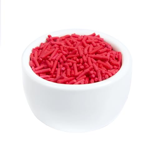 Image of O'Creme Red Sprinkles for Cake Decorating, 5 Pounds