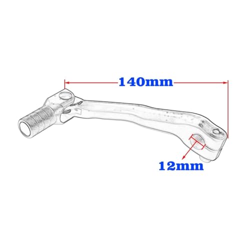 Levier de vitesse pliable motocross DT230 MT250 - 3