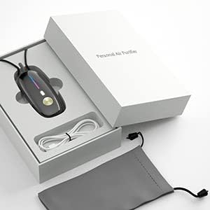 Miniatura 9 de Purificador de aire personal, collar purificador de aire portátil, mini ionizador de aire portátil que elimina polen, humo, polvo para exteriores,