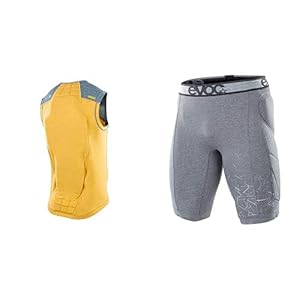 EVOC PROTECTOR VEST Protektorweste Schutzkleidung für Action Sportarten (MEN & WOMEN – Versionen, LITESHIELD PLUS-Rückenprotektor, schützende EVA-Polster, AIROFLEX-Hüftgurt)