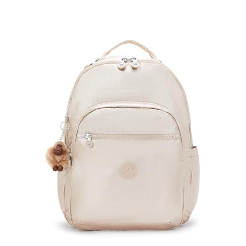 Image of Kipling Women's Seoul Extra Large 17 inch Laptop Backpack, Durable, Roomy with Padded Shoulder Straps, Built-In Protective Sleeve