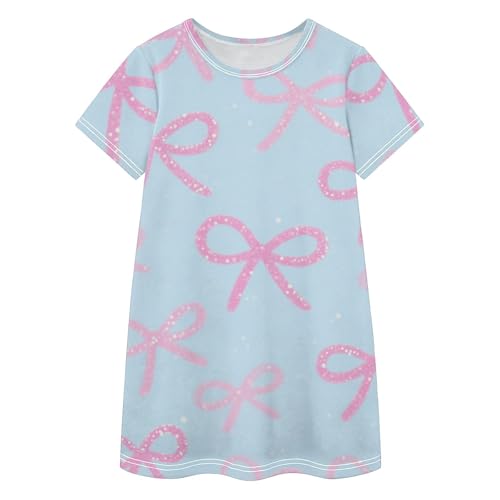 Vestidos de manga corta con lazo para comuniones y fiestas de niñas