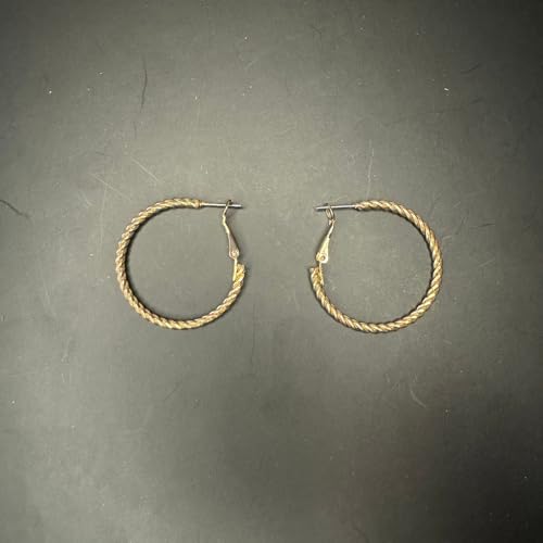 Kit 3 Brinco Feminino Argolas Douradas: Banhado A Ouro 18K Semijoia Premium MARCAMI