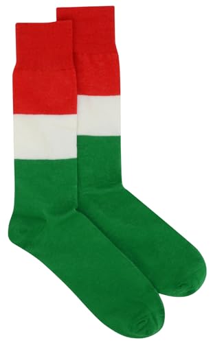 1 Pair of Biagio Men's ITALIAN Flag Italy Italiano Mens COTTON Dress SOCKS2
