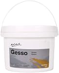 Mont Marte Premium Gesso 16.9oz (500ml), Suitable for Acrylic Paint, Oil Paint, Colour Pencils, Pastels, Graphite and Charcoal