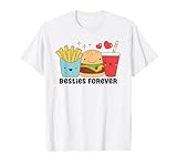 Hamburger French Fries Soda Funny BFF Matching Best Friends T-Shirt