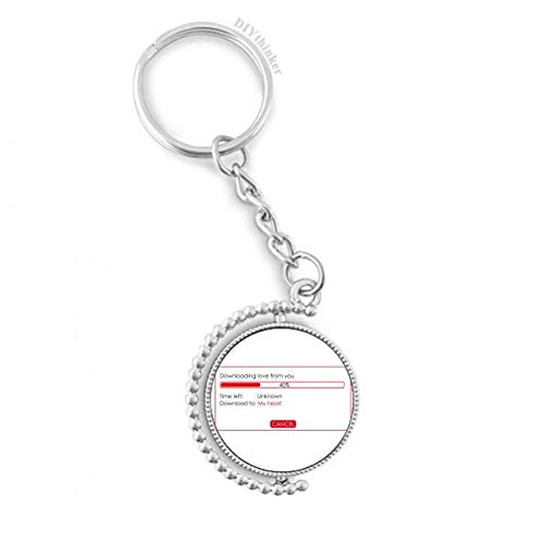 Llavero rotativo con diseño original para programadores y amantes de la informática
