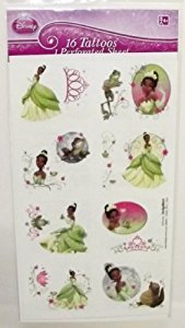 Princess and the Frog Tattoos - Set of 16 Tattoos