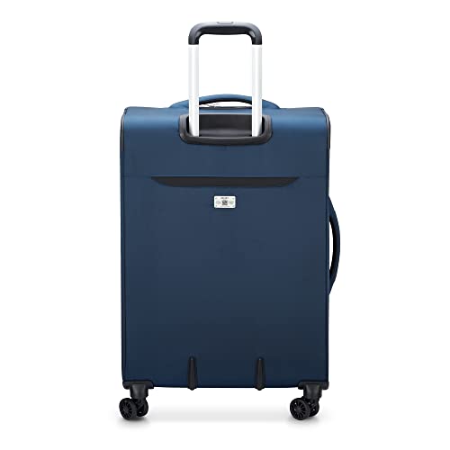 Image of DELSEY PARIS Sky Max 2.0 Softside Expandable Luggage with Spinner Wheels, Blue, 2-Piece Set (21 /24)