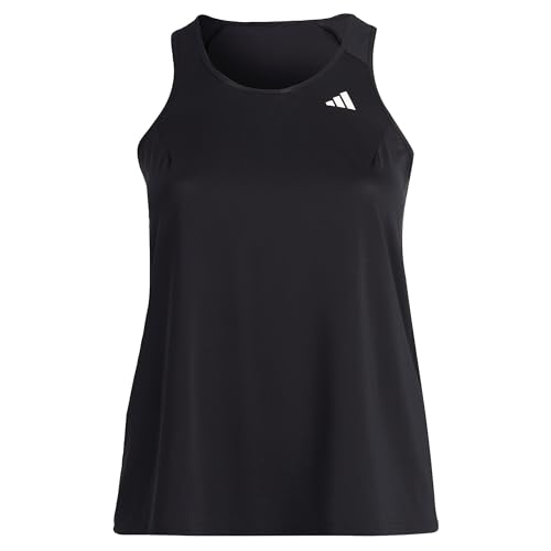 Débardeur de course à pied femme grande taille adidas Own The Run noir