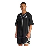 adidas Men's Men Stadium Seasonal Basketball Shirt, Black/Off White, X-Large