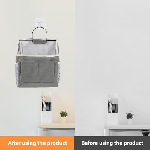 Hängeorganizer 2 Stück faltbar - Wandorganizer & Tür Organizer hängend mit Taschen für Bad, Küche, Camping - Hängende Aufbewahrungstaschen, Körbe und Camping-Organizer