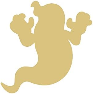 Diverse Woodworking Ghost Cutout Unfinished MDF Wood Shape Halloween Decor Door Hanger Halloween Party Style 3