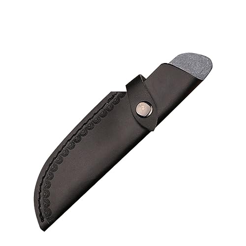 HEMOTON Cubierta Protectora De Tijera Vaina De Cuchillo Horizontal Funda De Cuchillo De Cuero Cinturón De Cuchillos Funda De Tijera De Cuero Sujetador De Cuchillo Exterior Estuche De Cuero
