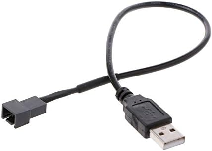 USB A Male to 3 Pin Case Fan Adapter Connector Cable for PC Computer Loud