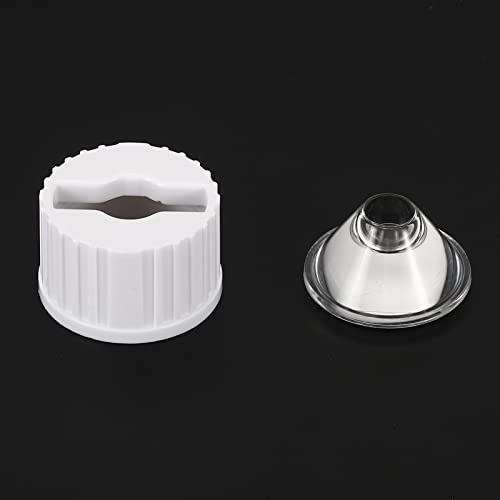 Image of PATIKIL 20mm LED Lens 45 Degree with Plastic Holder, 8 Set Acrylic Optical Lenses for 1W 3W High Power LED Light, White /Transparent