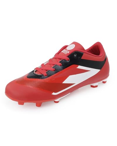 Image of Bacca Bucci Mens inchStrike X inch Firm Ground Football Shoes|Lightweight Soccer Cleats with High-Traction Studs
