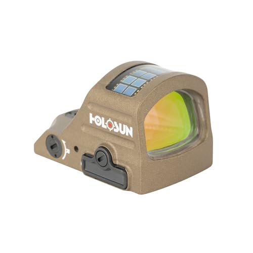 Image of HOLOSUN 407C /507C-X2 Series, 2 MOA Dot, 32 MOA Circle Dot Options, 7075 Aluminum, Open, Solar, Shake Awake, RMR Footprint (Red, Green Reticle) (Black, Burnt Bronze)