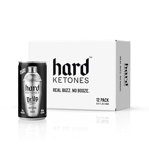 Hard Ketones Dr. Up Unsweetened (aka NASTY) | 17g Ketohol | 12 Pack, 8.4 Oz Cans