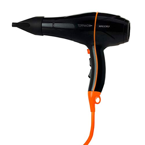 Secador de Cabelo Profissional Mallory Tornado 127v Preto