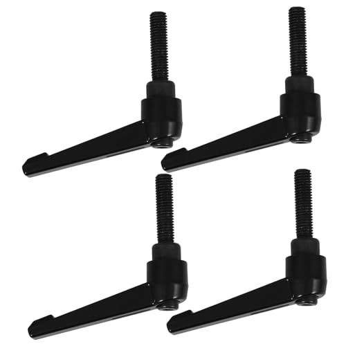 FUNOMOCYA 4pcs Clamping Lever Handles Rotating Screw Handle for Grinder Machine Handle Threaded Alloy Clamp Tightening Lever