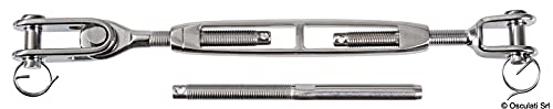 Ridoir à sertir à cage ouverte 5/8 pour câble de 8mm Osculati