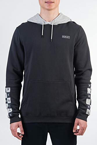 Hurley M New Po Sudadera, Hombre, dk Smoke Grey