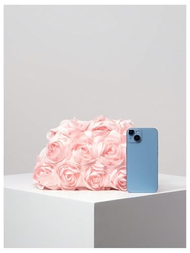 Image of Verdusa Women's 3D Flower Clutch Evening Bag Floral Purses Party Prom Handbags