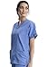 Cherokee Women's V Neck Scrubs Shirt, Ciel, X-Large