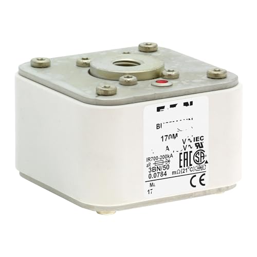 Fusible 170M6412 type standard européen à extrémité plate pour installation industrielle