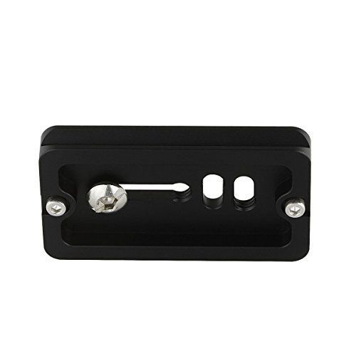 Haoge - Piastra per treppiedi, con morsetto a