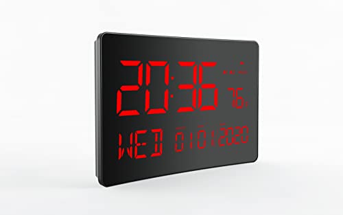Kadams Large Led Digital Wall Clock, 10 Inches - Dual Alarm Clock thumb #6