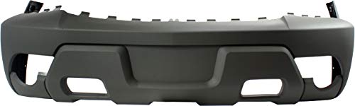 Garage-Pro Bumper Cover Compatible with 2002 Chevrolet Avalanche 1500 Textured With License Plate Provision and Fog Light Holes Front