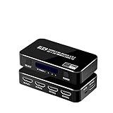 1. **Fonctionnalité du répartiteur HDTV 4K** : Le répartiteur HDTV 4K 4 entrées 1 sortie permet une connexion transparente jusqu'à 4 appareils à une seule sortie, ce qui permet de basculer entre votre console de jeu PS4, vos lecteurs DVD et bien plus encore.