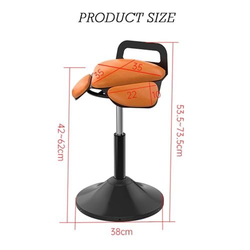 Image of Wobble Stool,Working /Standing Desk Perching Stool,Hydraulic Adjustable Stool,for Clinic,spas,Salons,Home,Office(Color2)