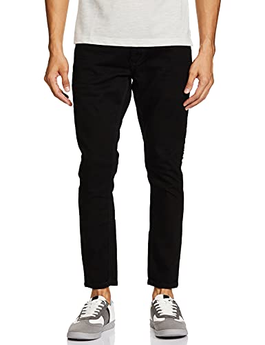 Spykar Mens Tapered Fit Coated Jeans Spykar Mens Tapered Fit Coated Jeans