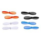 ALPGEN Propeller Blade Length = 42mm /Fit for S9 S9W S9HW Mini Foldable RC Drone Mini Foldable RC Quadcopter Pocket Drone 901S 901H 901HS Replacement Propeller (Color : 8pcs)