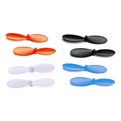 ALPGEN Propellerklinge Länge = 42mm / Fit für S9 S9W S9HW Mini Faltbare RC Drone Mini Faltbare RC Quadcopter Taschendrohne 901s 901h 901HS Ersatzpropeller (Color : 8pcs)