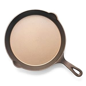 Lancaster Cast Iron Lightweight Cast Iron Skillet – 10.5” Pre-Seasoned Frying Pan Made in USA