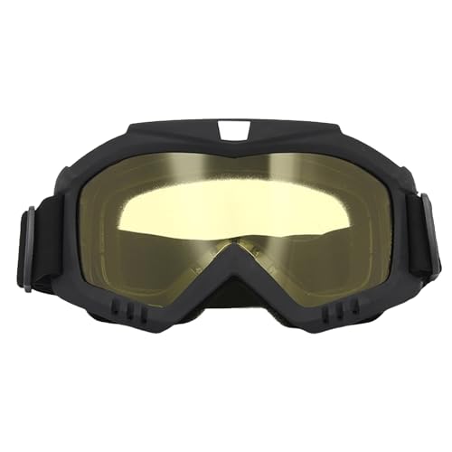 Lightweight Anti-Fog Ski Goggles with Adjustable Head Strap for Men Women (Yellow) - image 1