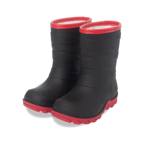 FUNCOO PLUS Kids Fleece-Lined Wellies, Size 2 UK