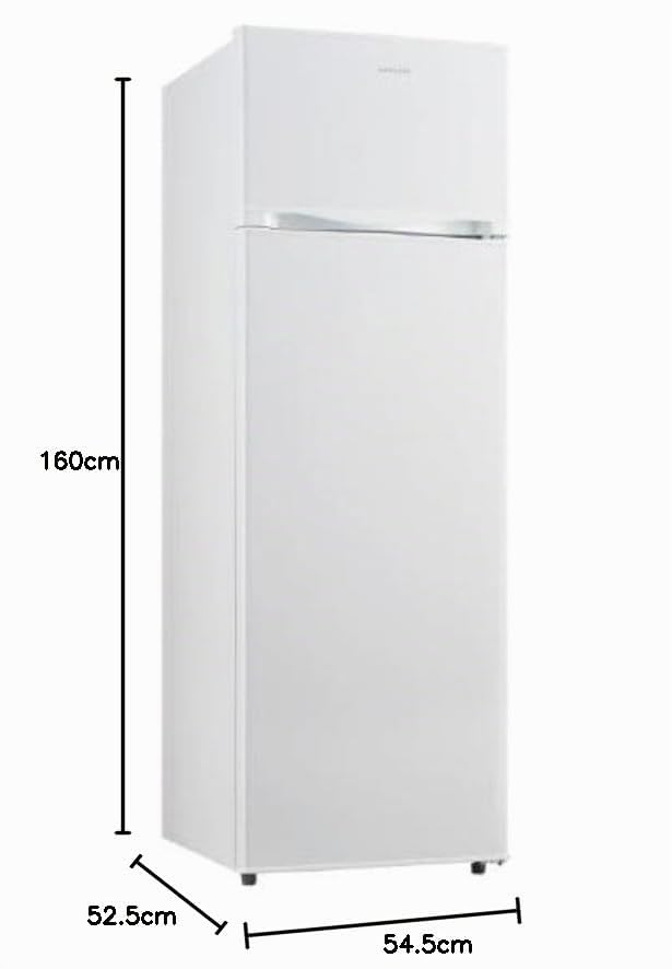INFINITON | Frigorifico FG-15D9 |Clase F| 239 L| 160 cm de Altura| Cíclico | Crisper BOX | Luz LED | Blanco