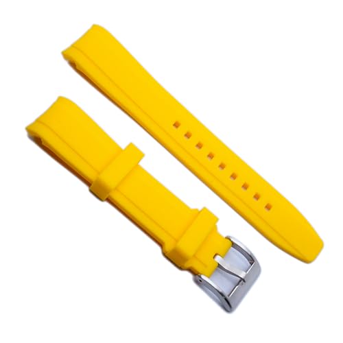Image of WAMD Curved End Silicone Rubber Watch Straps - 18mm, 19mm, 20mm, 21mm, and 22mm Watch Straps for Watches.