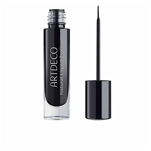 ARTDECO Natural Liquid Eyeliner - Nachhaltiger schwarzer Eyeliner, flüssig, für empfindliche Augen geeignet - 1 x 4,5 ml