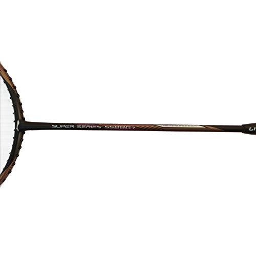 Image of Li-Ning Super Series SS 88 G7 Strung Badminton Racquet (Black /Copper) - with Full Cover