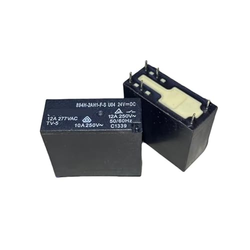 Relais 6 broches 894H-2AH1-FS U04 haute isolation 24V CC pour circuit fixe