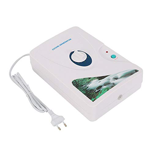 Generador de ozono de 600 mg/h, purificador de aire, desodorante, desinfectante de agua, purificador de agua potable, se puede utilizar para esterilizar carne, frutas y verduras, temporizador de 60