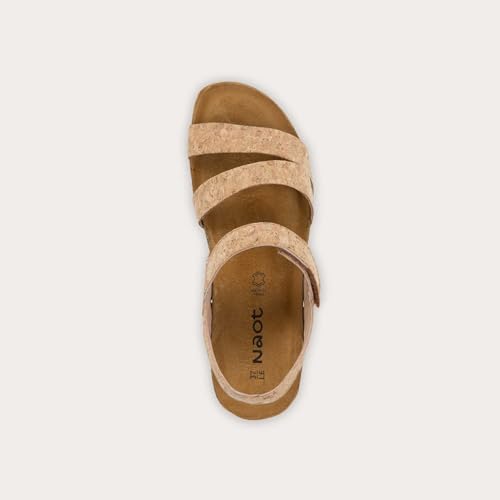 Image of NAOT Kayla Women's Sandals - Supportive 3-Strap Design with Backstrap, Cork & Latex Footbed - Arch Support - Travel-Friendly Comfortable Walking Sandals for All-Day Wear